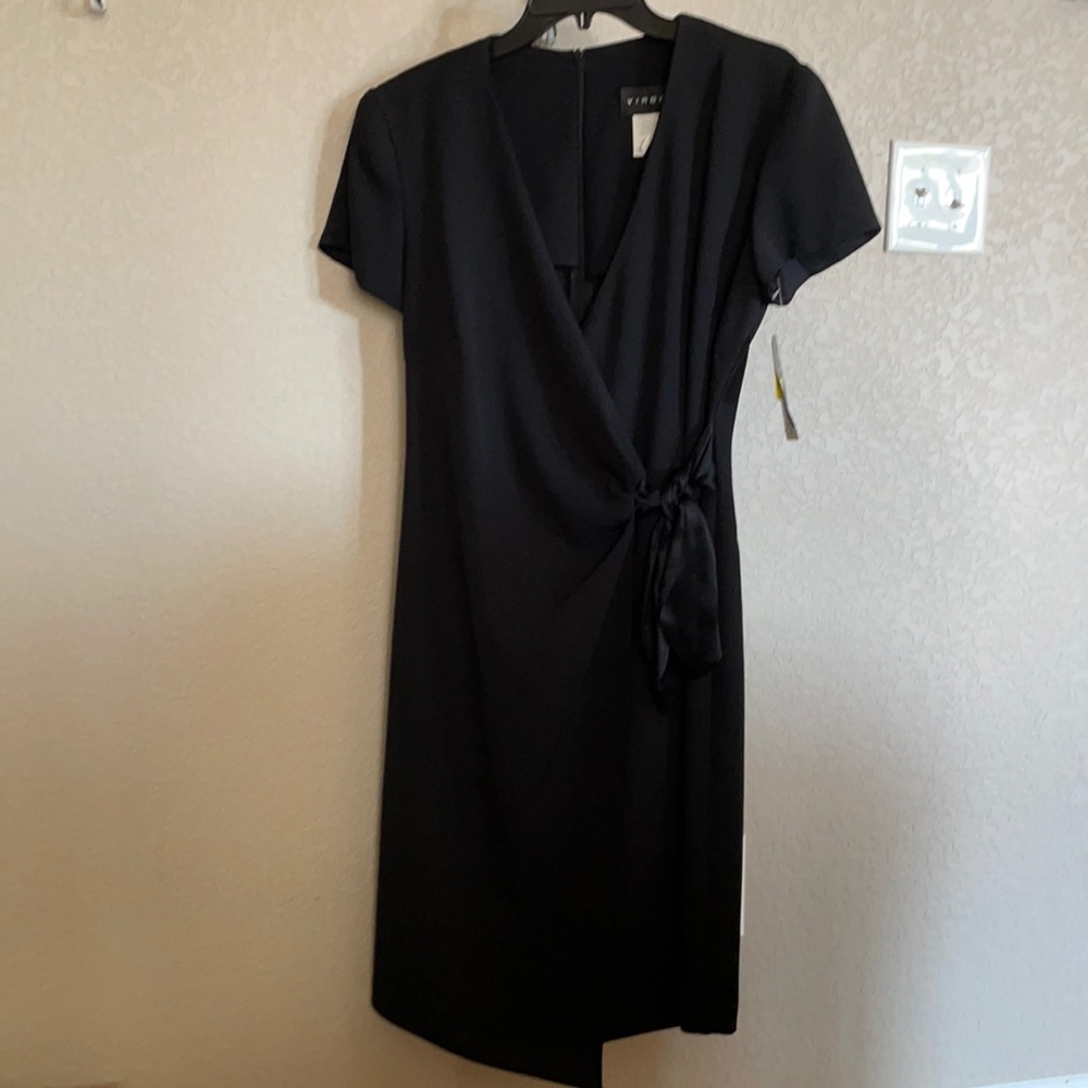 Virgo black wrap dress (8)